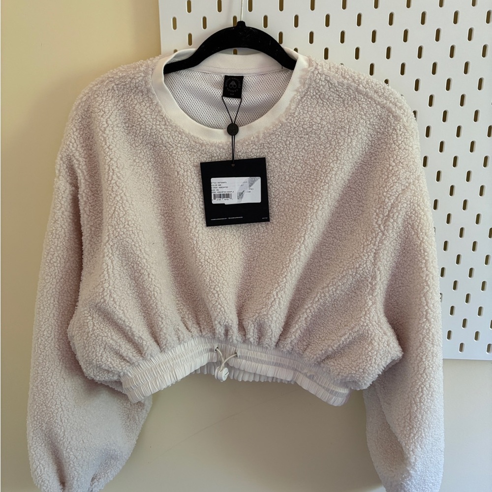 Moose Knuckles Off-White Fleece Top